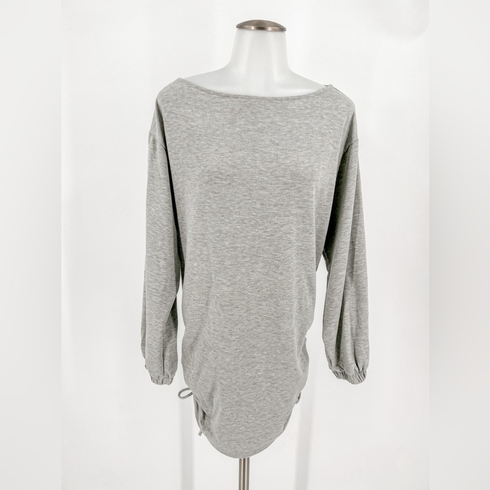 Gray Blue Blush Tunic Sweater